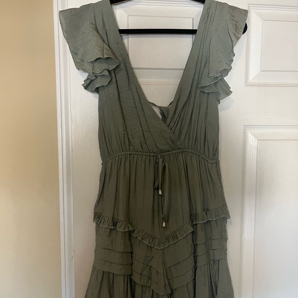 Green Impeccable Pig Mini Dress